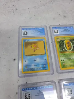 Pokemon Base Set lot of 6 Unlimited CGC 8.5 Graded Cards - Image 2