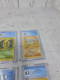 Pokemon Base Set lot of 6 Unlimited CGC 8.5 Graded Cards - Image 4