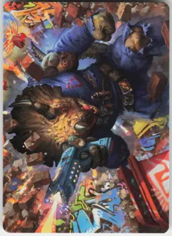 Zog, Triceraton Castaway Art Card S Art Series: Teenage Mutant Ninja Turtles 12 - Image 1