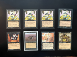 MTG - Sinkhole -Unlimited Edition - and other black cards - see picts - Image 1