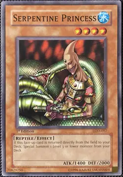 Serpentine Princess LOD-057 Legacy of Darkness 1st Edition - Yugioh Card - Image 1
