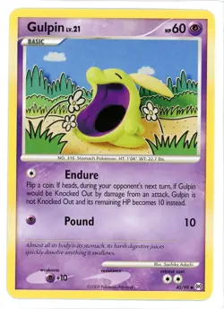 Gulpin 40/99 Arceus Pokemon Card - Image 1