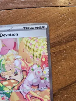 Bianca’s Devotion 209/162 TEF Pokemon Card Full Art Trainer Waifu Double Gold ⭐ - Image 5