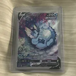 Pokemon TCG Vaporeon v SWSH181 Alternate Art Promo Card Near Mint Condition 🔥🔥 - Image 1