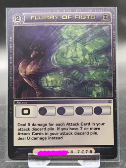 Chaotic Card : Flurry Of Fists Chaotic OP Promo First Edition Attack - Image 1