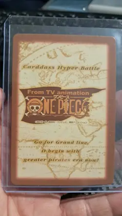 BANDAI One Piece Hyper Battle LUFFY PIRATES S17 HOLO FOIL SCARCE EARLY CARD - Image 2