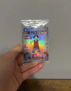 Monkey D Luffy P-055 Promo One Piece Card Game US Voyage 2026 Sealed - Image 3
