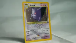 Gengar 5/62 Holo Rare Base Set Pokemon Card WOTC 1999 Shadow Holo Vintage - Image 1