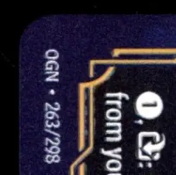 2026 RIFTBOUND ORIGINS METAL PRIZE CARDS #263/298 TEEMO SWIFT SCOUT PROMO - Image 3