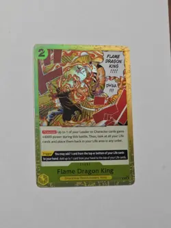 One Piece Card Game Flame Dragon King ST13-017 Ultra Deck Common Foil English - Image 2