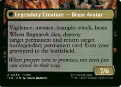 MTG Fang, Fearless l'Cie (Extended Art) Normal NM FINAL FANTASY Magic 446 - Image 2