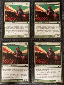 Ivy Lane Denizen x4 Gatecrash NM Playset Magic the Gathering MTG - Image 1