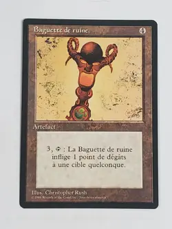 MTG Rod of Ruin (French Revised (BB)/Artifact/U) - BGM - Image 1