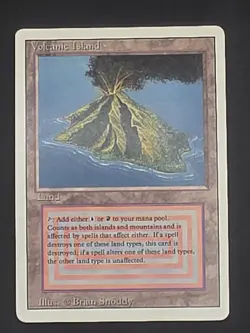 Volcanic Island - MTG: Magic the Gathering - Revised - MP+/LP- - Image 3