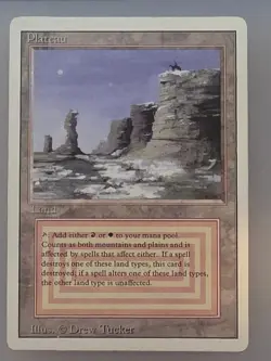 Plateau - MTG - Revised - Moderately Played - Image 1