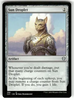 Sun Droplet Commander 2021 C21 NM MAGIC MTG - Image 1