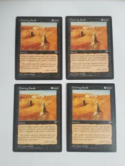 MTG Playset 4x Choking Sands (Mirage/Black/C) - BGM - Image 1