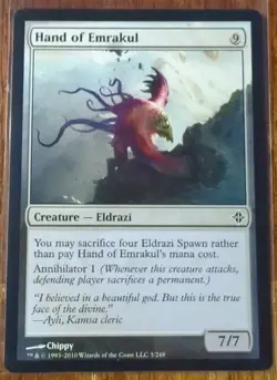 MtG 4 x Hand of Emrakul - Rise of the Eldrazi - NM-Mint - MTG - Image 1