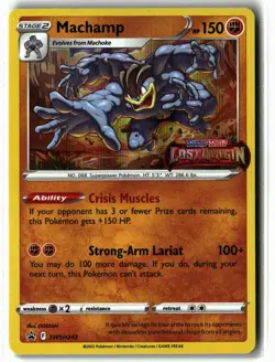 Machamp ⭐ SWSH243 Stamped Holo Promo SWSH Black Star 2019 Pokemon NM - Image 1