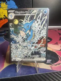 Kingdra EX 131 Pokemon TCG Scarlet & Violet Black Star Promo Holo Card - Image 1