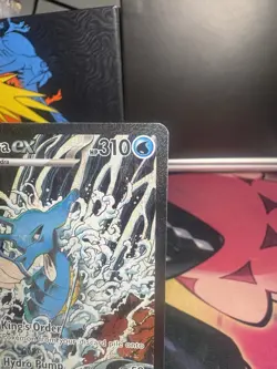 Kingdra EX 131 Pokemon TCG Scarlet & Violet Black Star Promo Holo Card - Image 3