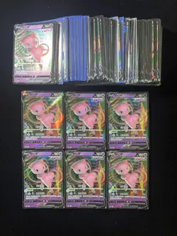 2024 Pokemon TCG S-CHN Sword & Shield CS4bC 048/132 RR Mew V Holo Lot*115 PC46 - Image 2