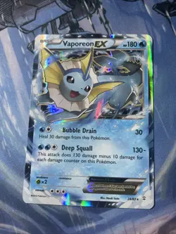 Vaporeon EX - 24/83 - Pokemon TCG 2016 - Generations XY Ultra Rare Card - Image 2