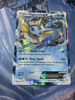 Vaporeon EX - 24/83 - Pokemon TCG 2016 - Generations XY Ultra Rare Card - Image 3