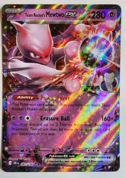 Team Rocket's Mewtwo ex Double Rare - 81 - DRI - Pokemon TCG - US SELLER - Image 1