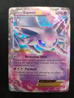 Pokemon Breakpoint XY Espeon EX 52/122 Holo RARE - NM - Image 1