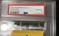 2000 POKEMON BASE SET 2 GYARADOS SEALED BOOSTER PACK PSA 10 🔥VINTAGE 🔥 Low Pop - Image 5