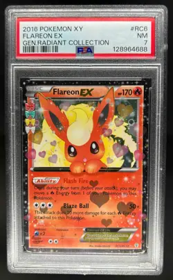 2016 Pokemon Generations Flareon Radiant Collection Holo #RC6/RC32 PSA 7 - Image 1