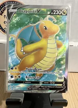 Dragonite V (Full Art) 076/078 Pokemon GO Holo - Image 1
