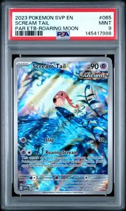 2023 POKEMON SVP EN-SV BLACK STAR PROMO #065 SCREAM TAIL PSA 9 - Image 1