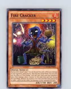 Yu-Gi-Oh TCG Fire Cracker MACR-EN035 Unlimited Regular Common Card NM - Image 1