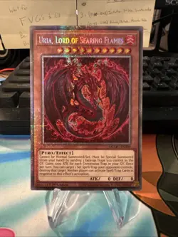 Yugioh! STARLIGHT Uria, Lord of Searing Flames (Alternate Artwork) MZMU-EN000 - Image 1
