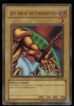 Left Arm of the Forbidden One LOB-123 Ultra Rare Yu-Gi-Oh - Image 1