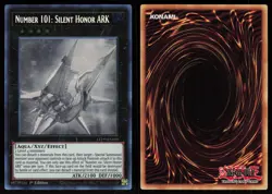 Number 101: Silent Honor ARK LED9-EN000 Ghost Rare 1st Edition Yu-Gi-Oh - Image 3