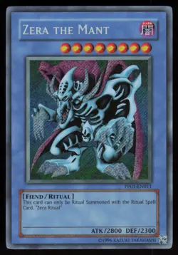 Zera the Mant (Secret) PP01-EN011 Secret Rare ERROR Yu-Gi-Oh - Image 1