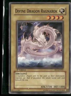 1996 Pharaonic Guardian 1st Edition #FET-EN002 Divine Dragon Ragnorak - Image 1