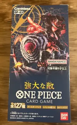 Bandai One Piece CCG Mighty Enemies Box - OP-03 [Japanese] 4549660863373 - Image 1