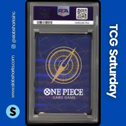 2024 ONE PIECE CONVENTION EXCLUSIVE-FOIL PROMO #P-043 MONKEY. D. LUFFY PSA 10 - Image 2
