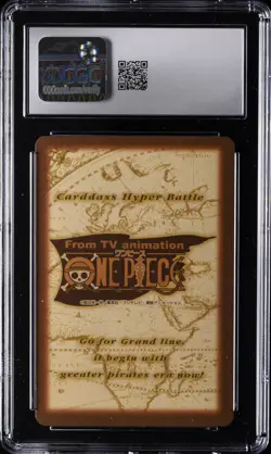 1999 CARDDASS HYPER BATTLE JAPANESE ONE PIECE FIRST STA FOIL #C07 ZORO CGC 7.5 - Image 2