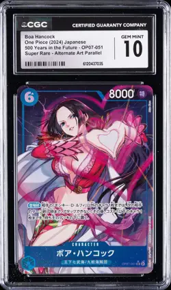 2024 ONE PIECE JPN 500 YEARS IN THE FUTURE SUPER RARE AA BOA HANCOCK CGC 10 GM - Image 1