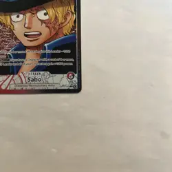 Sabo OP13-004 Alt Art Leader Carrying On His Will One Piece TCG English - Image 5