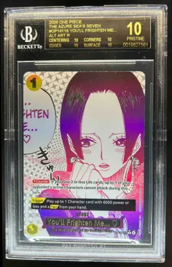 2026 One Piece You'll Frighten Me Rare Alt Art #OP14-118 BGS 10 BLACK LABEL - Image 1