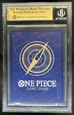 2025 One Piece Sanji Super Rare Battle Winner PRISTINE #OP10-005 BGS 10 - Image 2