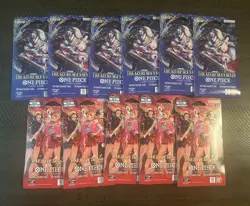 One Piece EB-03 Heroine/OP-14 Azure Sea’s Seven Sleeved Booster Packs Lot x11 - Image 1