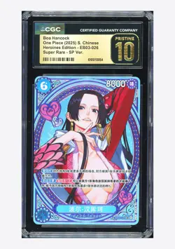 One Piece CGC 10 PRISTINE Boa Hancock SP Alt Art 2025 EB03-026 EB03 Chinese - Image 1