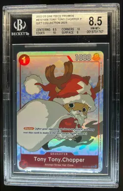 2022-23 One Piece Promos Gift 2023 Tony Tony Chopper #ST01-006 BGS 8.5 - Image 1